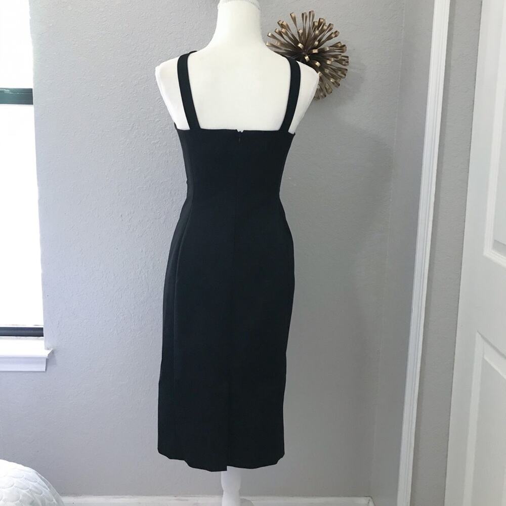 Anthropologie Shoshanna Midnight Mitchell Jewel Bead Embellished Midi Dress - Picture 5 of 8